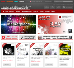 We Make Dance Music Site Preview